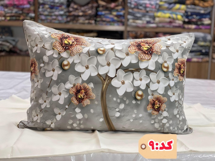 روبالشتی مخمل سه بعدی