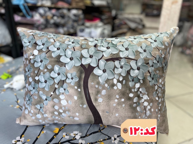 روبالشتی مخمل سه بعدی