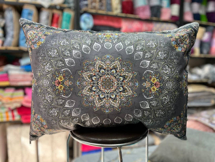 روبالشتی مخمل چاپی