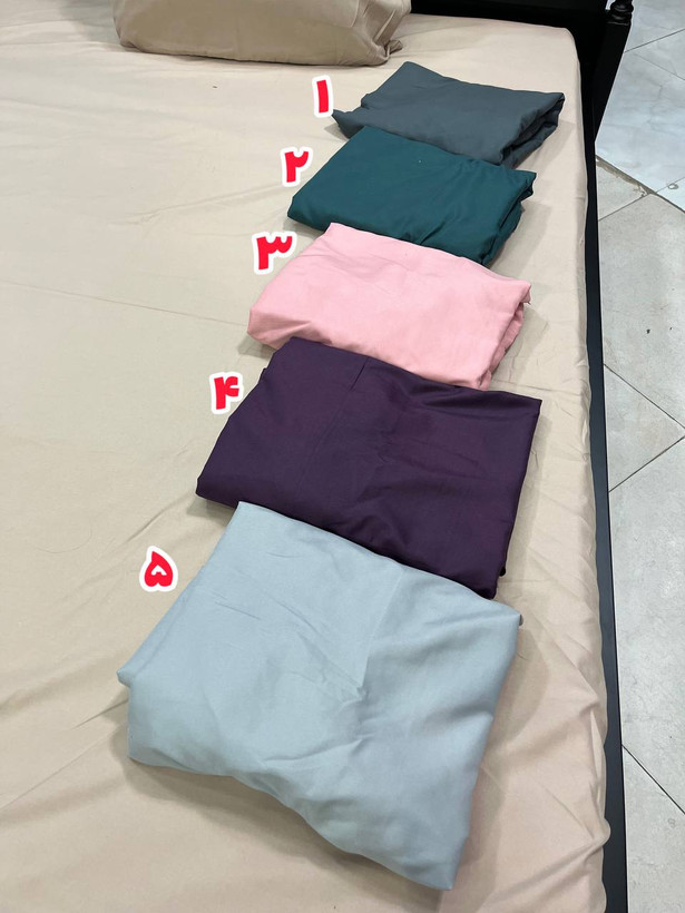 ملافه کشدارتک رنگ (یکنفره)